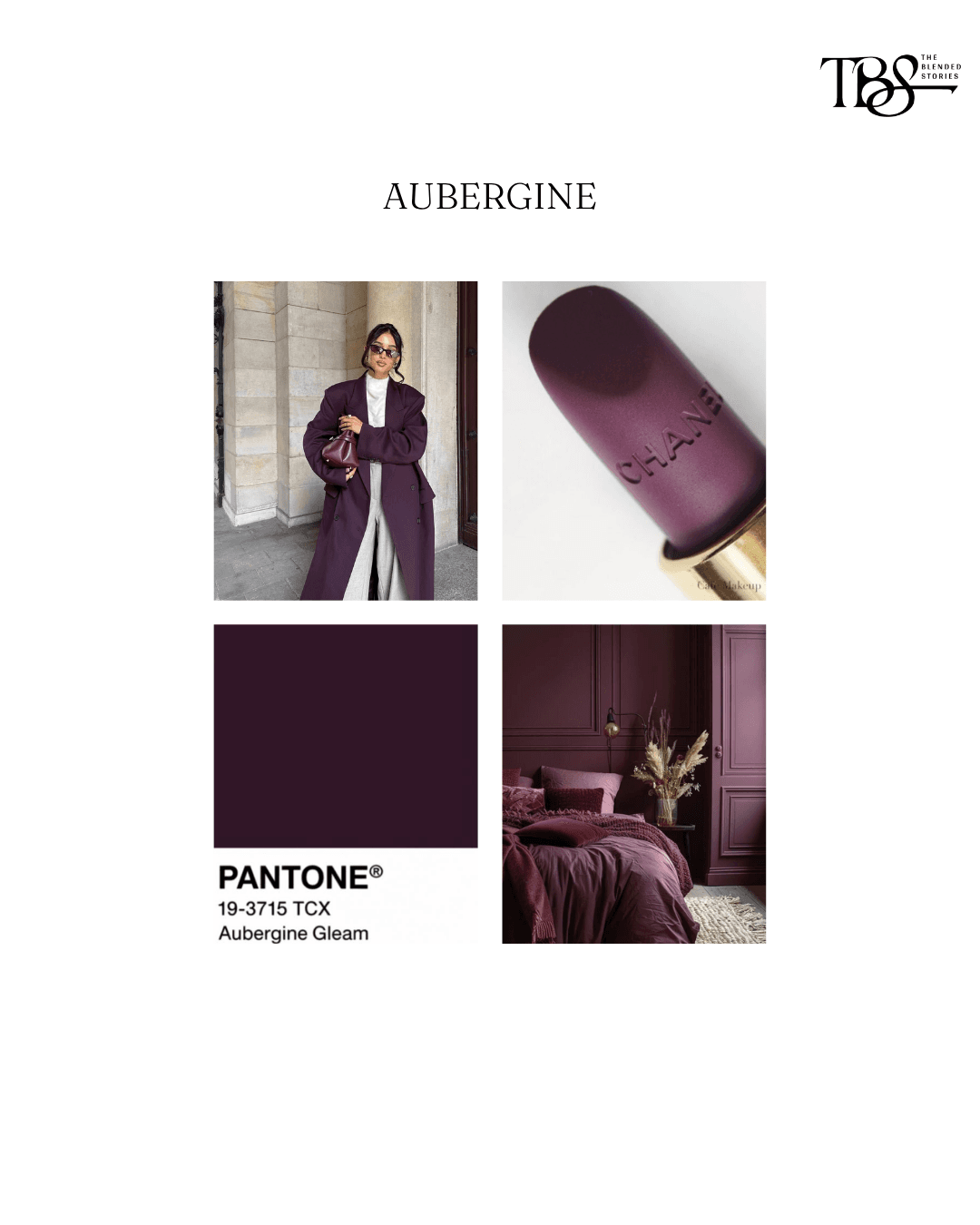 Rich, moody and elegant, aubergine is emerging  as fashion's new dark neutral.