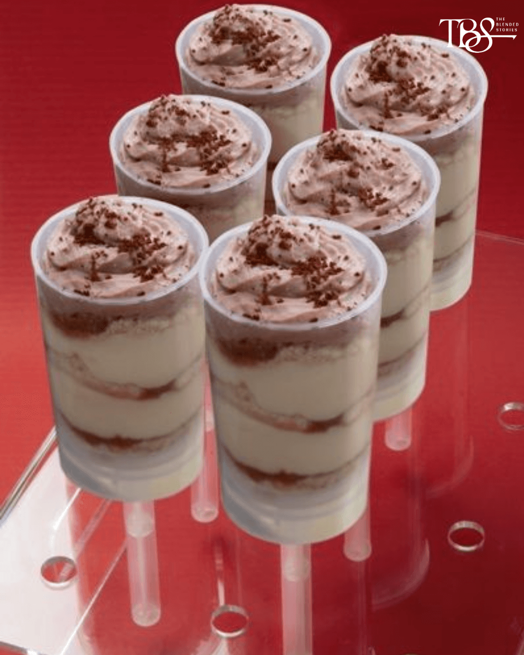 TIRAMISU PUSH POP  - Tiramisu, minus the plate.