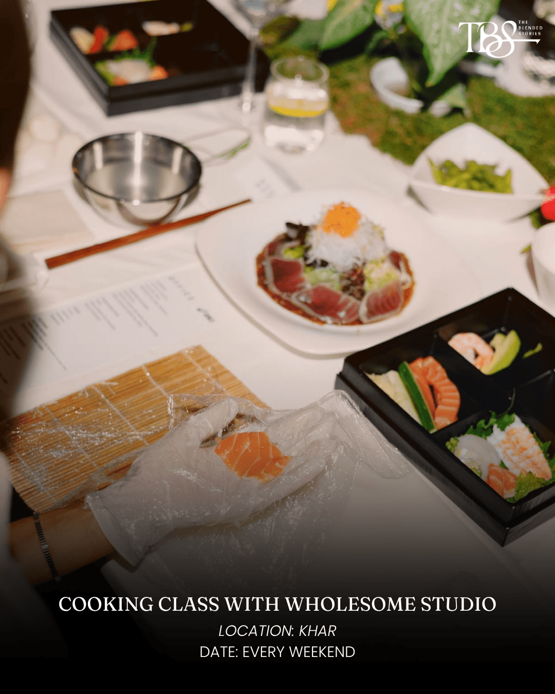 Cooking class with wholesome studio