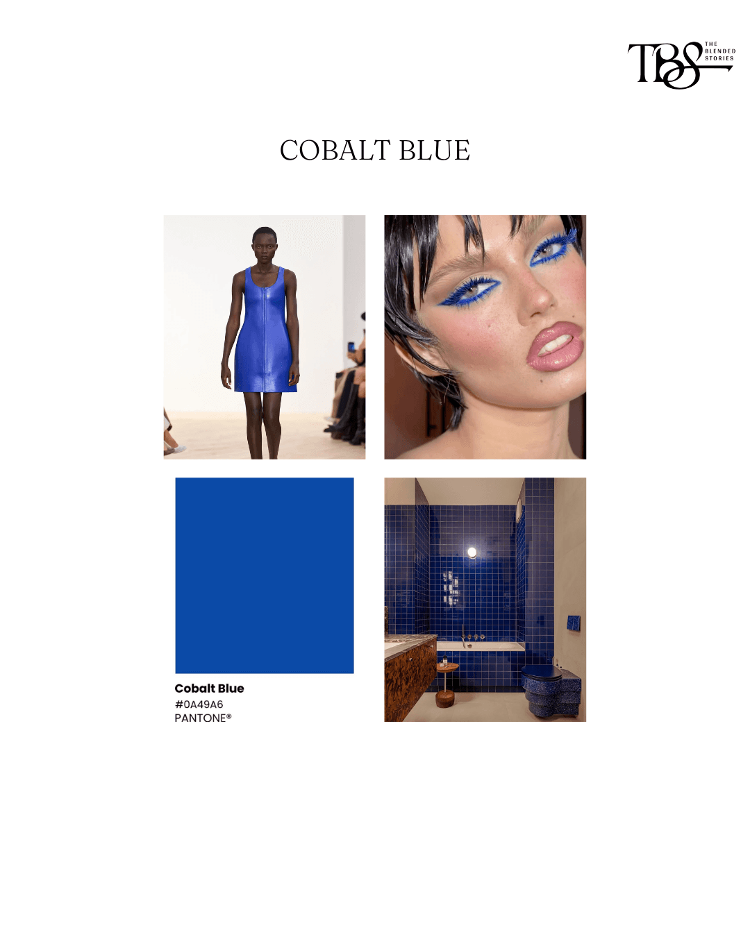 Bold, vibrant and impossible to ignore,  cobalt is bringing energy back into the mix.