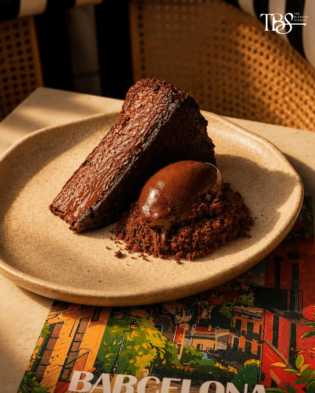 District 11 - San Sebastian Burnt Cheesecake.