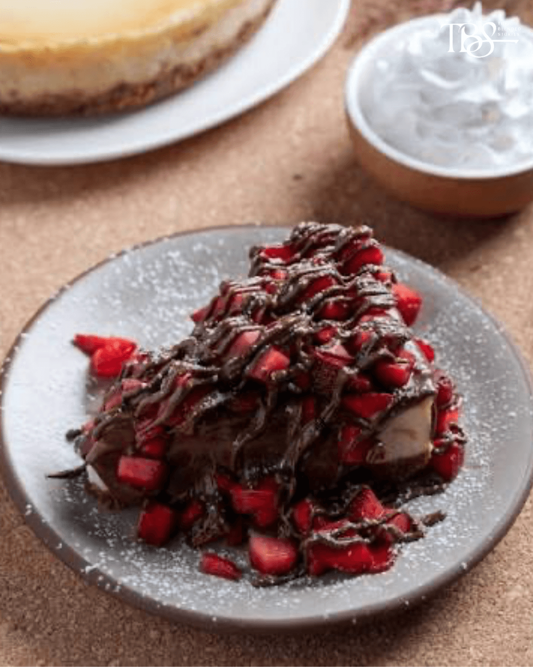 Dessert Therapy - Nutella & Strawberries Cheesecake.