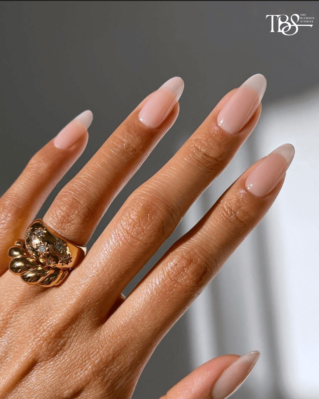 NAKED, BUT BETTER - Nothing happening. Technically. Perfectly shaped nails, immaculate cuticles and the sheerest wash of colour. Minimalism with considerably more intention.
