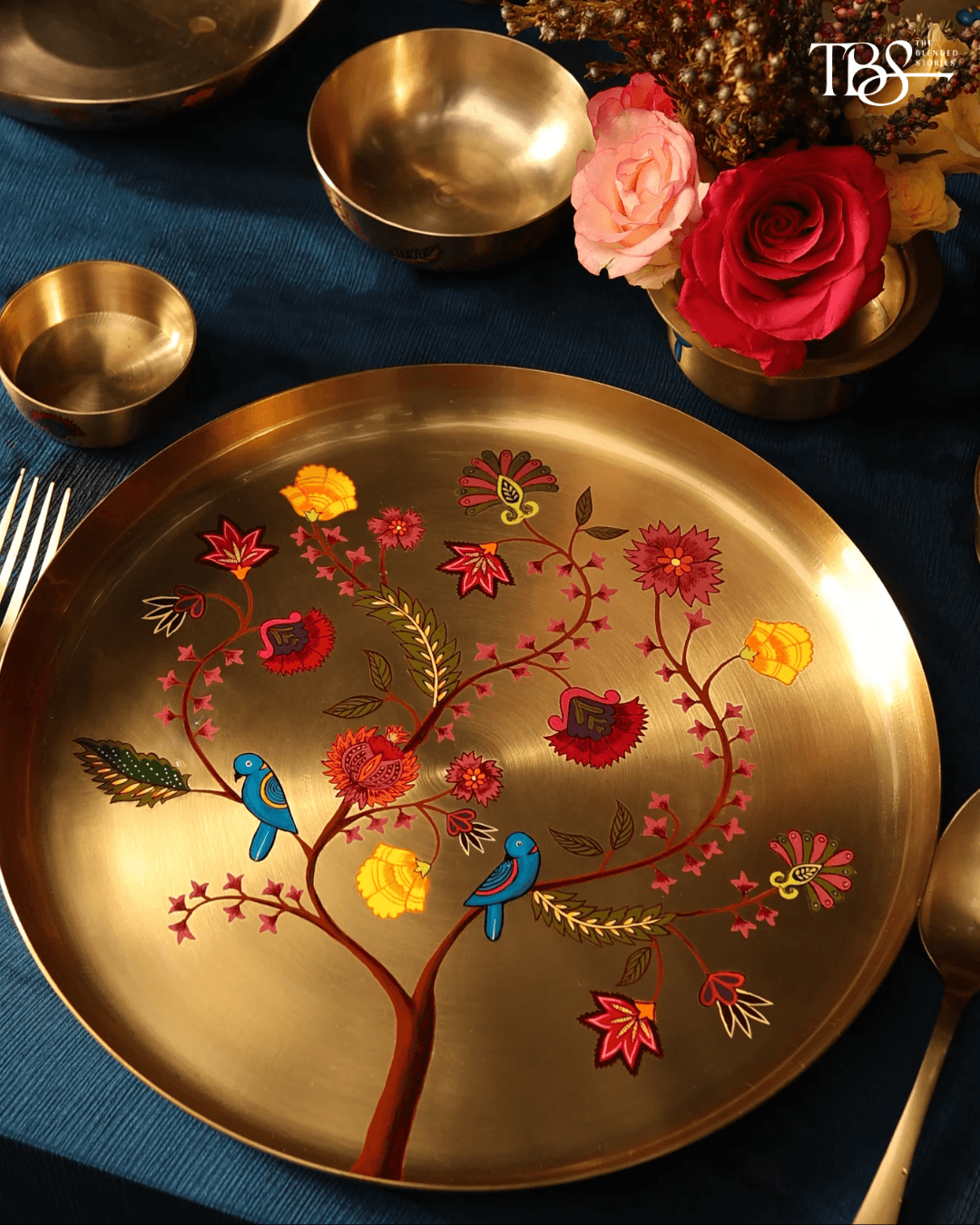Baarique's Rangeela Kansa Dinner Plates